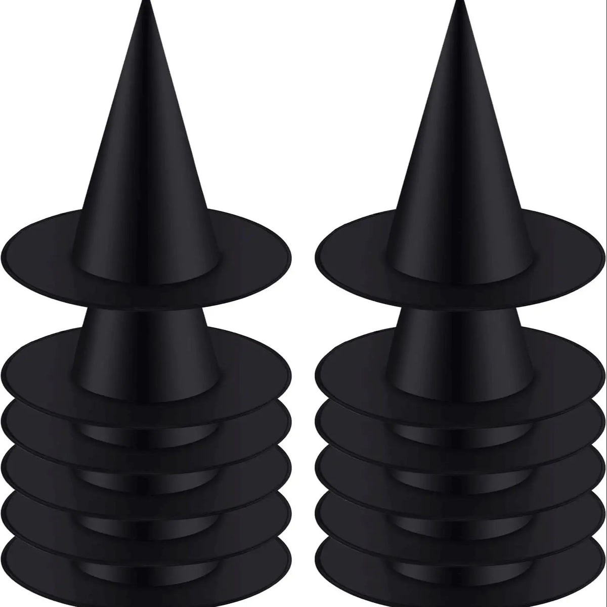 Hanging Halloween Witch Hats Decor (Set of 12)