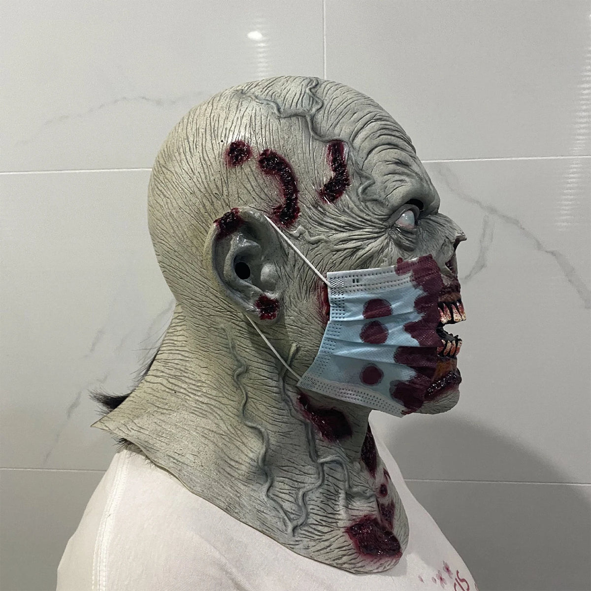 Halloween Realistic Zombie Latex Mask