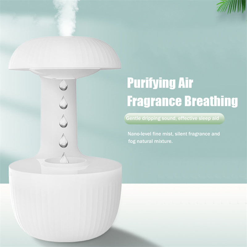 Anti-Gravity Levitating Water Drops Air Humidifier & Desk Lamp
