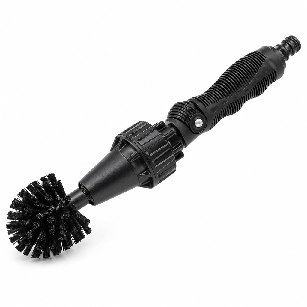 Water-Powered Rotary Cleaning Brush