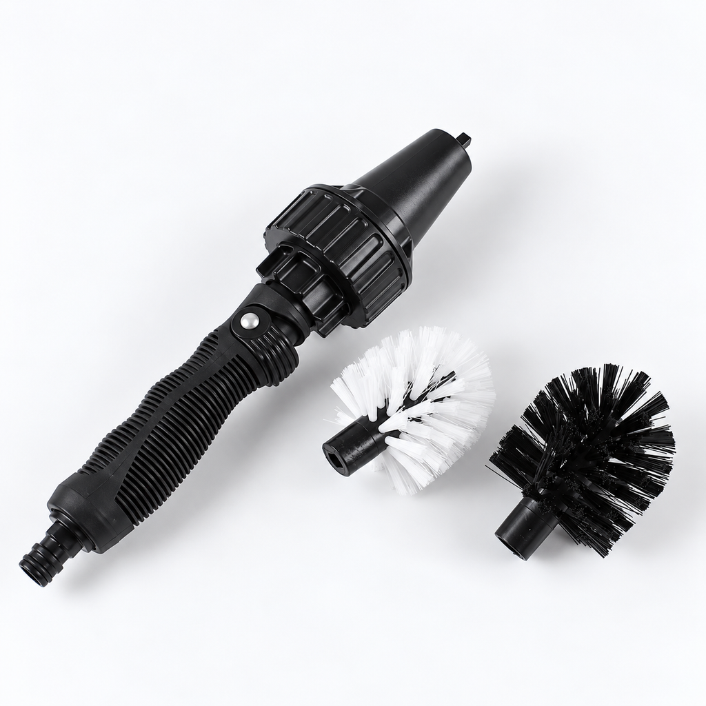 Water-Powered Rotary Cleaning Brush