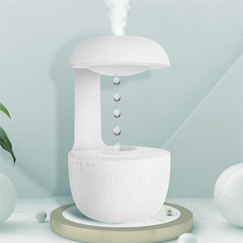 Anti-Gravity Levitating Water Drops Air Humidifier & Desk Lamp