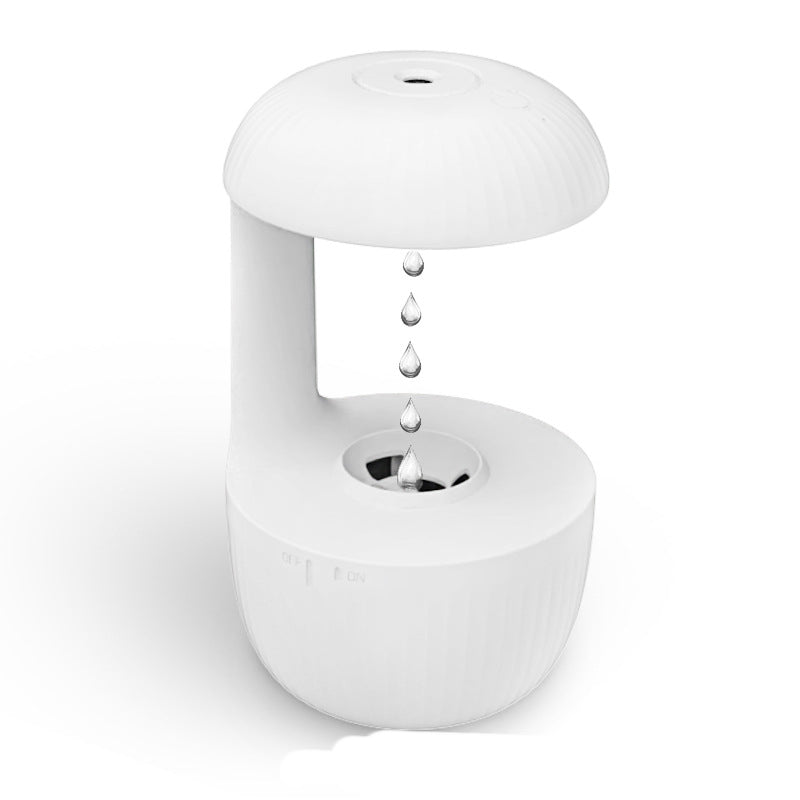 Anti-Gravity Levitating Water Drops Air Humidifier & Desk Lamp