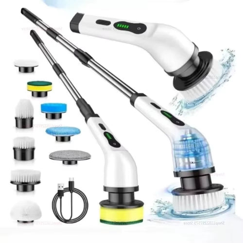 9-in-1 Electric Spin Scrubber – Cordless Cleaning Brush